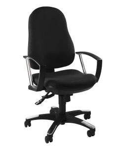 Topstar Trend 10 Drehstuhl - Kunstfaser / Kunststoff - Schwarz