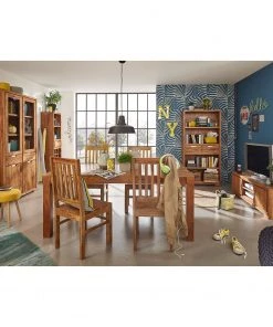 Wolf-Möbel Esszimmerstuhl Vision (2er-Set) - Akazie massiv -Deutschland Stühle Verkaufs-Shop tv lowboard vision i akazie massiv 3718269